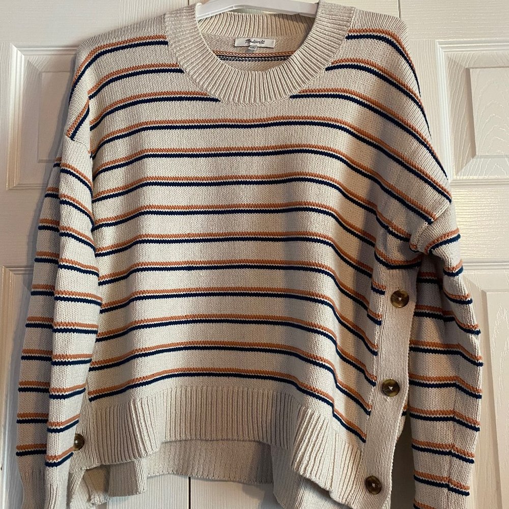 Cropped Stripped Sweater